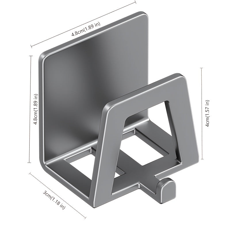 Carbon Steel Kitchen Wall Organizer for Pot Lids Cutting Boards with Hooks and Drainage