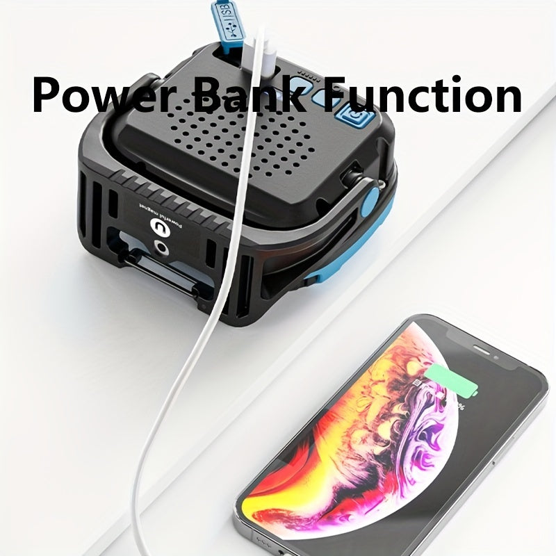 Rechargeable LED Work Light Shark Shape with Magnetic Base and Multi-Color Illumination