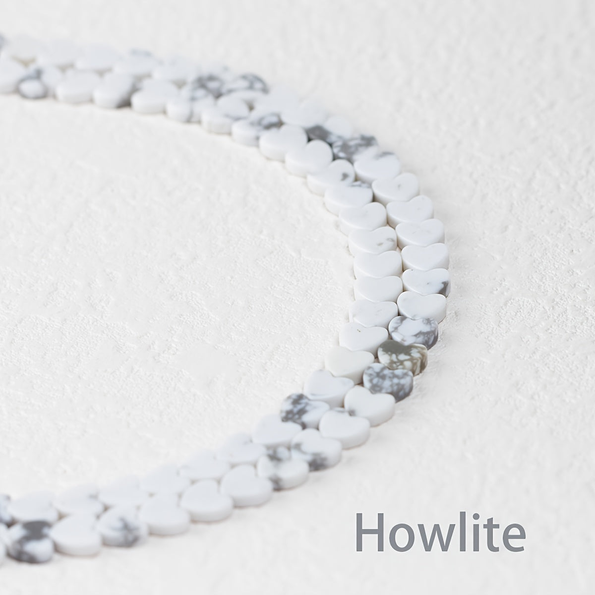 Juego de 20 cuentas de piedra natural con forma de corazón multicolor 6x2mm para hacer joyería