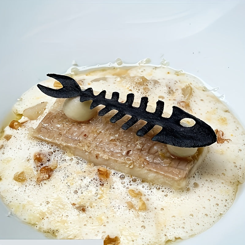 Silicone Mold for Lace Chocolate Candy 3D Hollow Fishbone Food Decoration