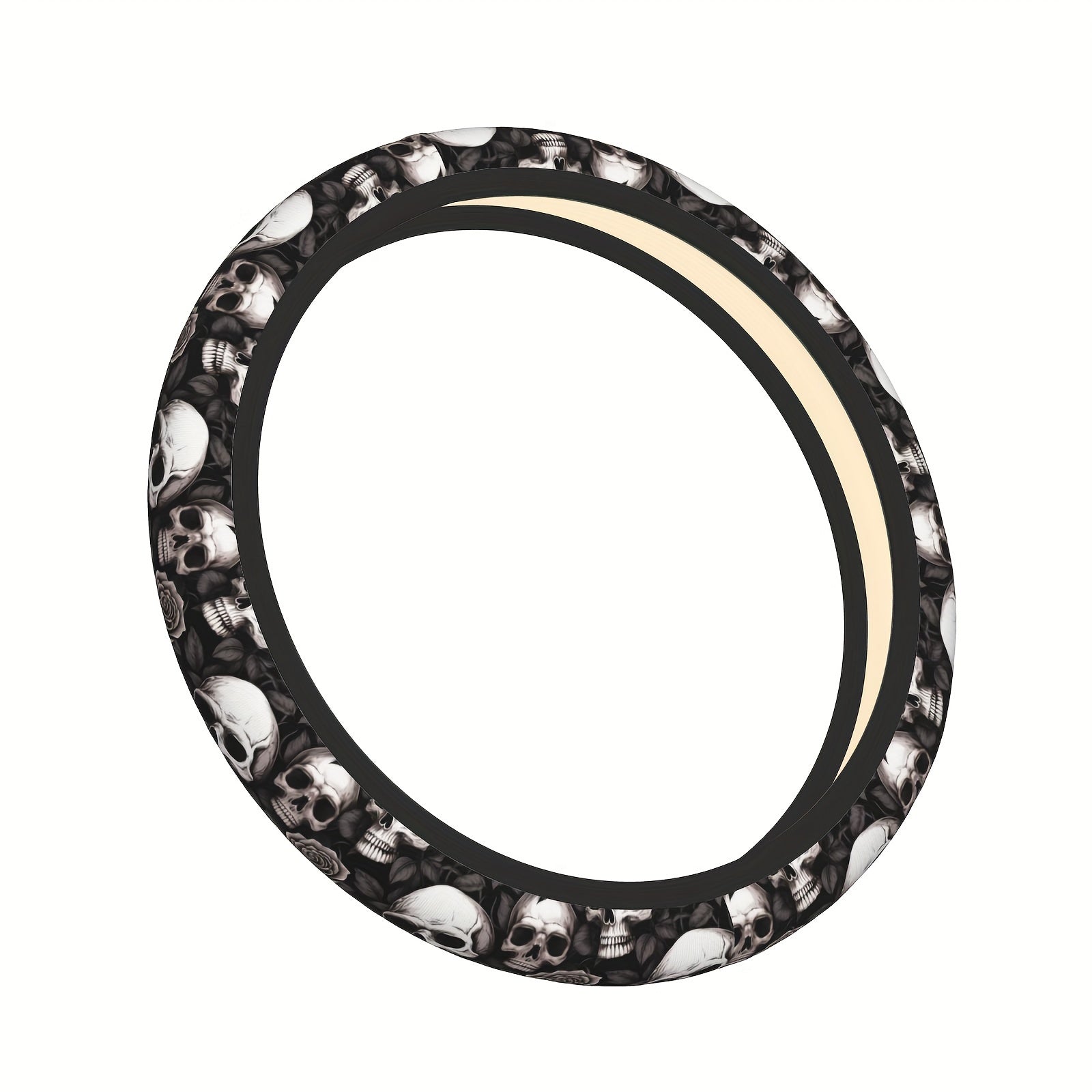 Universal Polyester Skull va Roz avtomobil rulasi qopqog'i 38.1cm