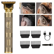 Erkaklar uchun simsiz elektr soch kesgich va clipper to'plami, USB orqali zaryadlanadigan litiy batareyali, raqamli displey, cho'tka, tarak va tozalash aksessuarlar bilan. Unikal barbershop uslubidagi soqol qirqish mashinasi