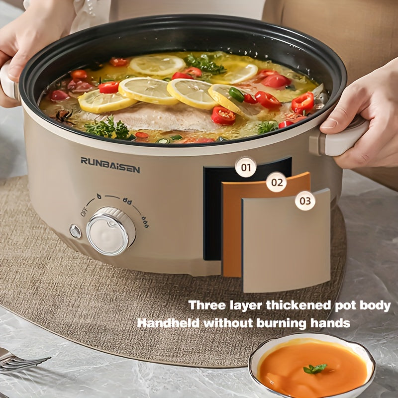 Yevropa Standartli Elektrik Issiq Pota, Steamer bilan wok, Ko‘p funksiyali pishirish qozoni