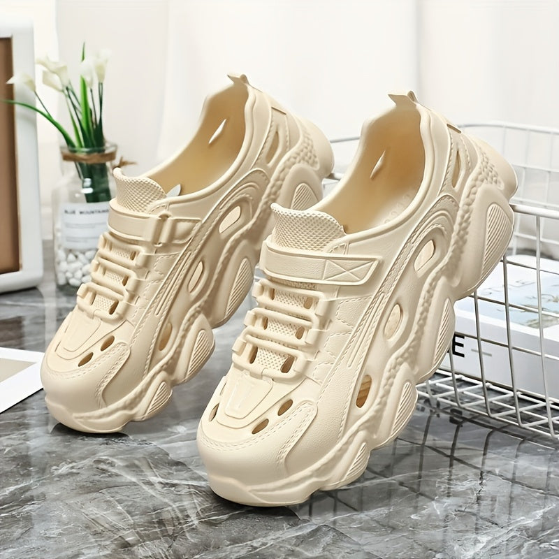 Unisex Breathable Lightweight Casual Sneakers with Non-Slip Sole Black