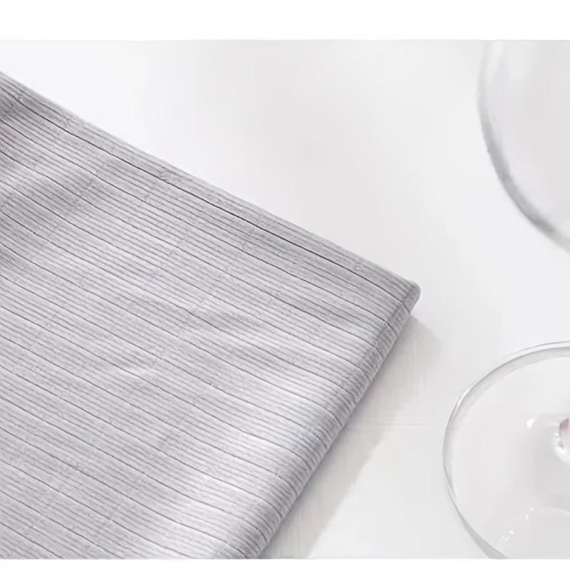 5 Professional Microfiber Glass Cleaning Cloths for Streak-Free, Absorbent, No Water Stains