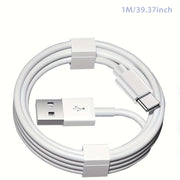 Paquete de 20 cables de carga USB Tipo C de 91.44cm, transferencia rápida de datos, PVC, compatible con Samsung Galaxy