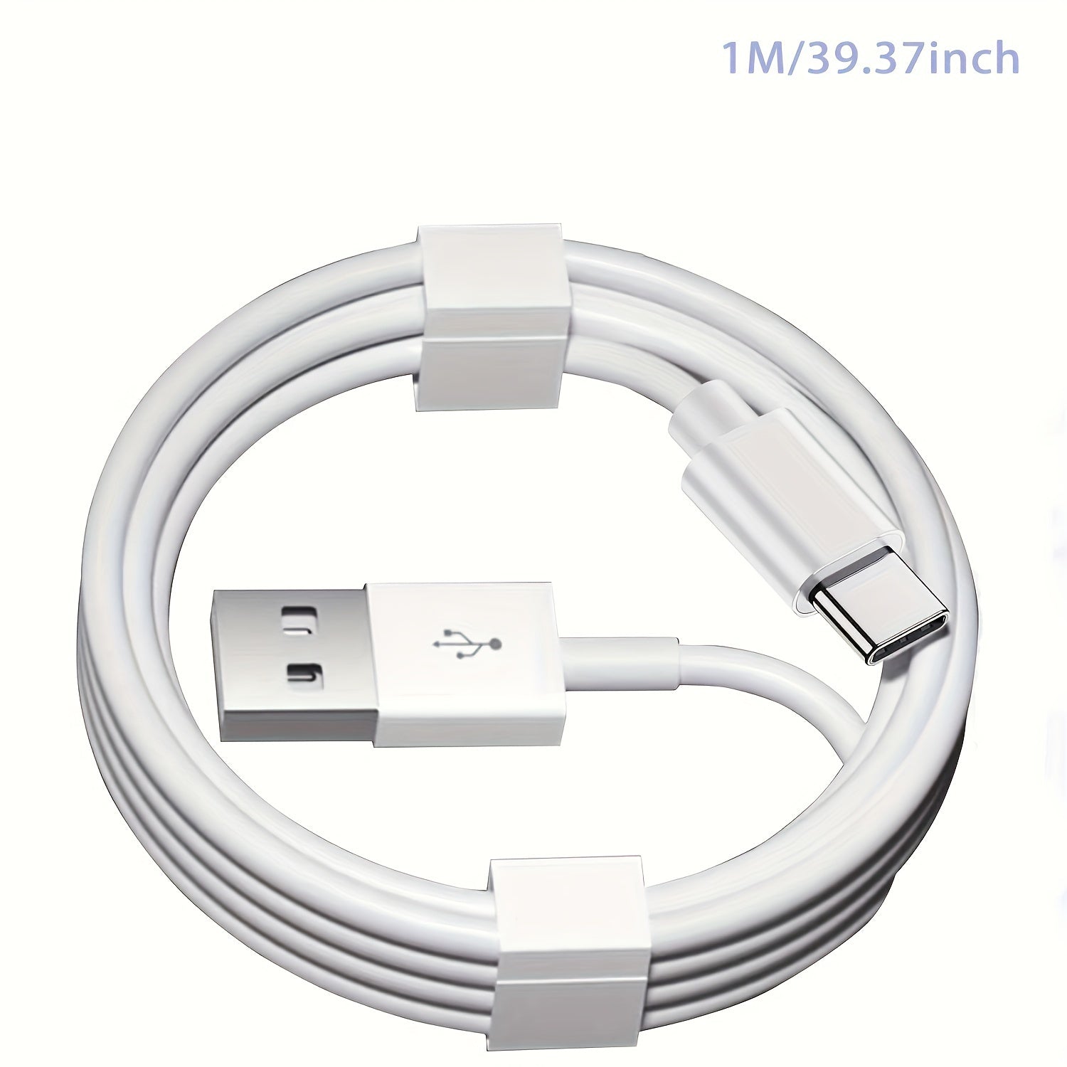 Paquete de 20 cables de carga USB Tipo C de 91.44cm, transferencia rápida de datos, PVC, compatible con Samsung Galaxy