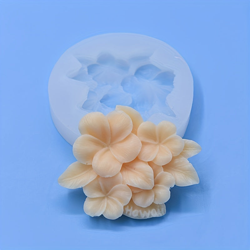 Silicone Flower-Shaped Mold for Cake Decorating, 3D Fondant, Chocolate