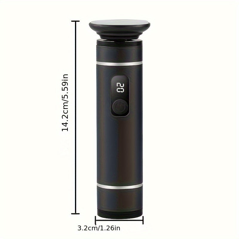 Electric Foot Callus Remover Dual Speed Rechargeable with Display Control Pink Black