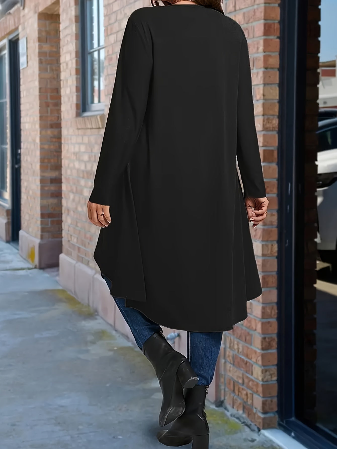 Women's Long Sleeve T-Shirts Set Polyester Crew Neck Solid Colors Spring Summer Fall