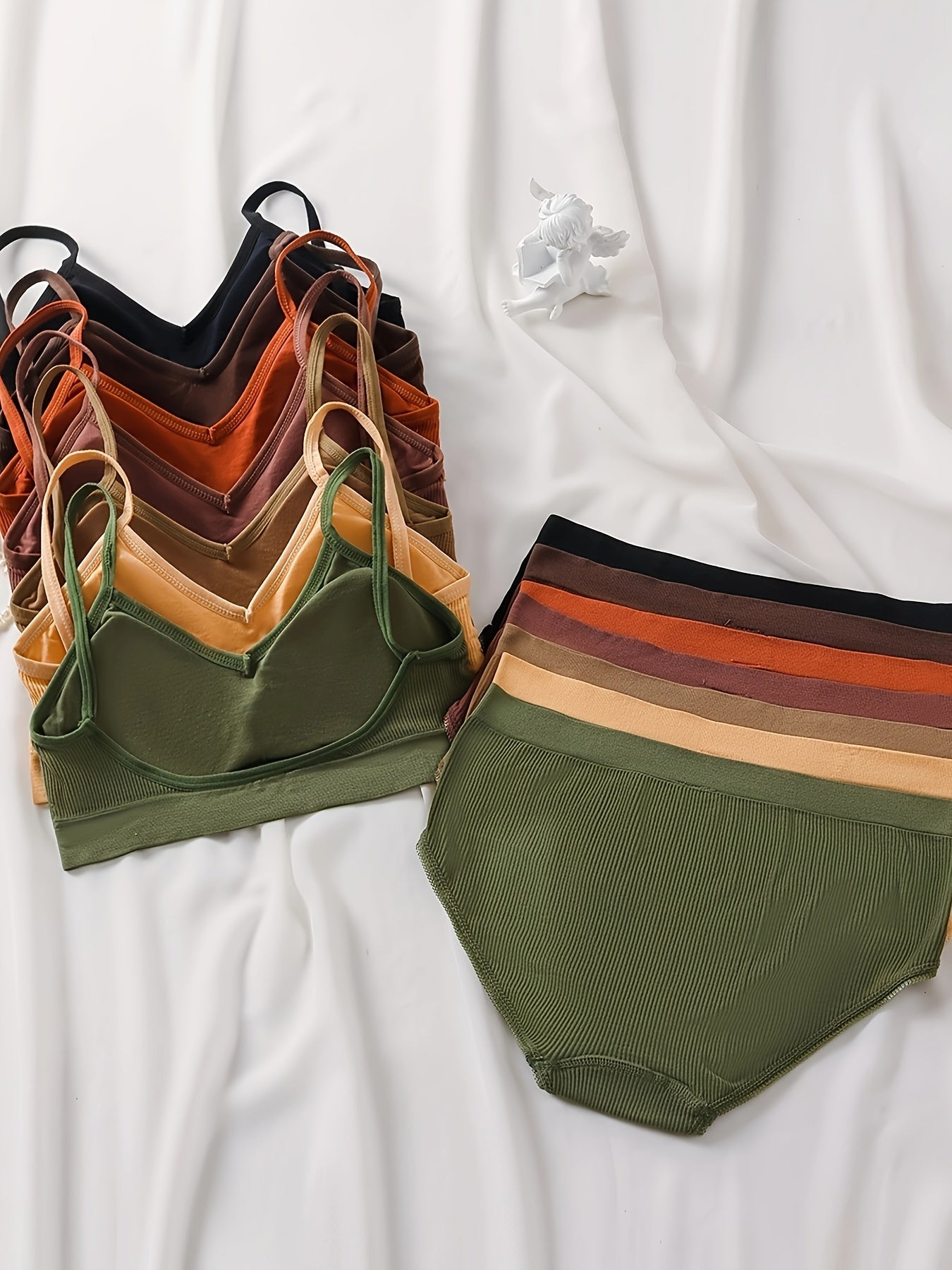 Комплект спортивного бюстгальтера из 7 цветов