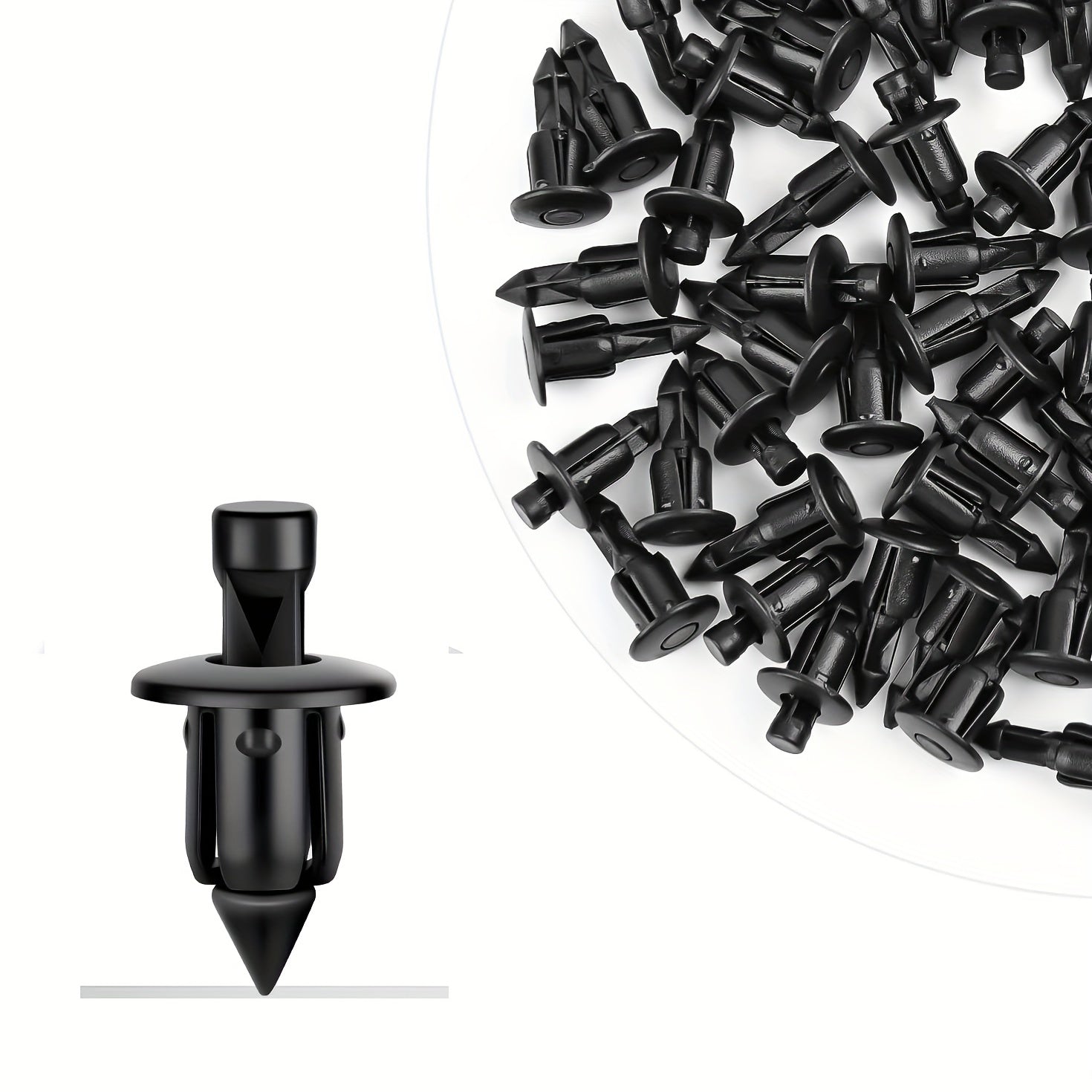 50Pcs M6 Motorcycle Fender Clips Suitable for ATV and Bike Models