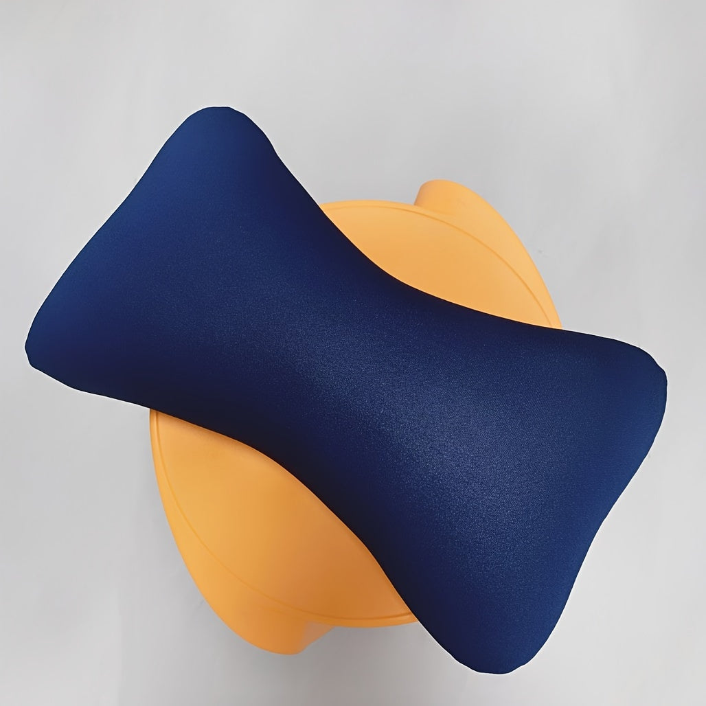 Almohada de microperlas en forma de hueso para viajes y soporte cervical