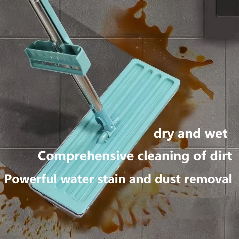 4 Pack Long-Handled Spin Mops for Wet and Dry Floor Cleaning