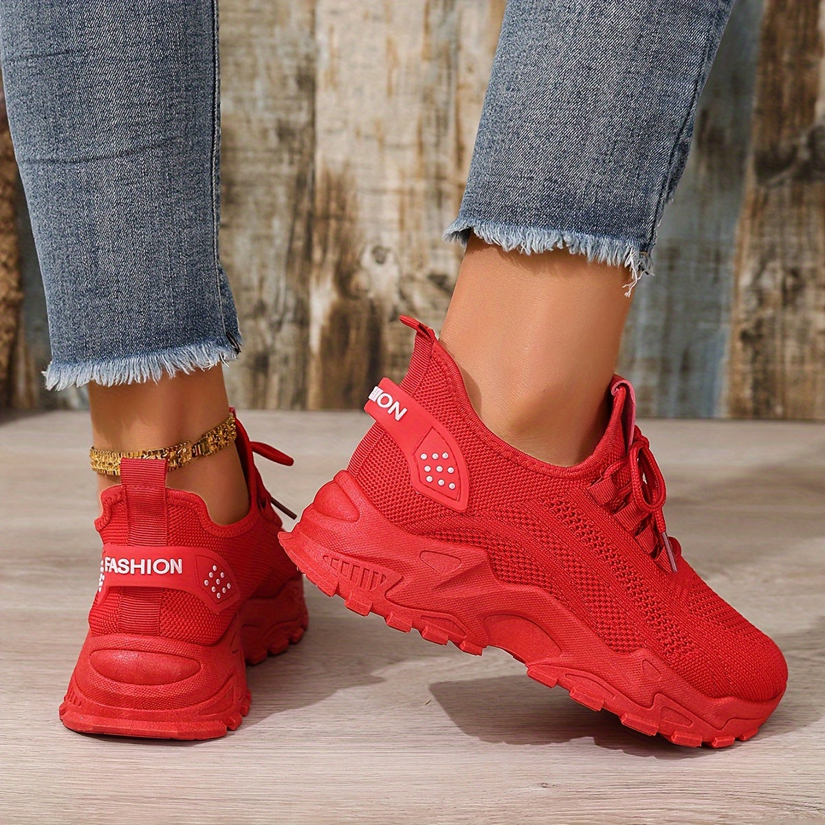 Women's White Mesh Breathable Running Shoes, Lightweight Casual Sneakers