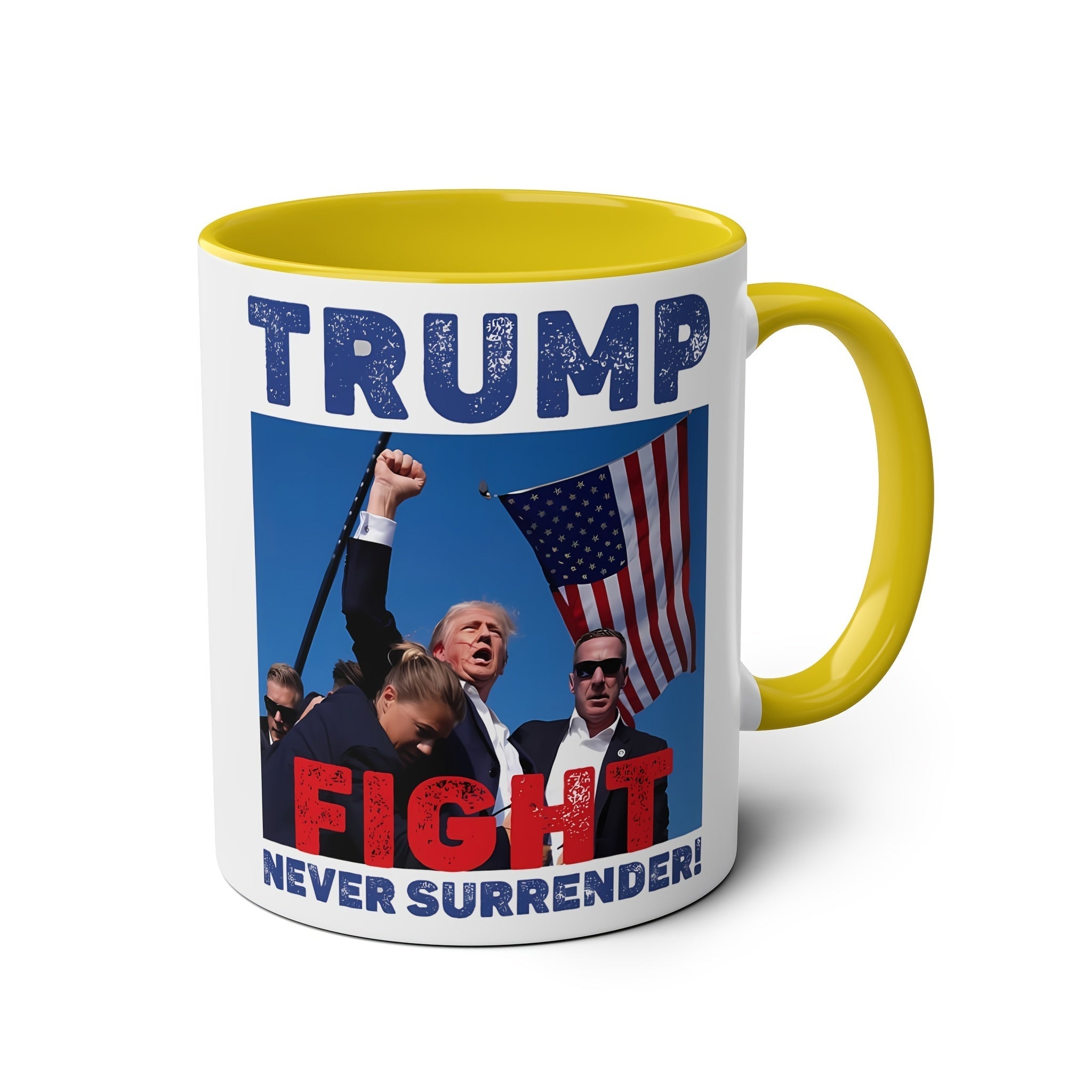 Ceramic Trump 2024 Supporter Mug Stand Up for America Loyal Supporter Gift