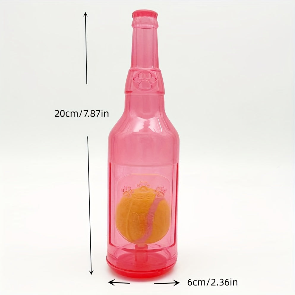 Durable Thermoplastic Rubber Dog Toy for Medium Breeds with Sound and Chewing Features