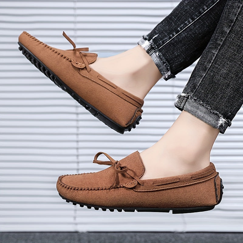 Men's Slip-On Indoor Outdoor House Shoes Solid Fiber Rubber Casual Comfortable