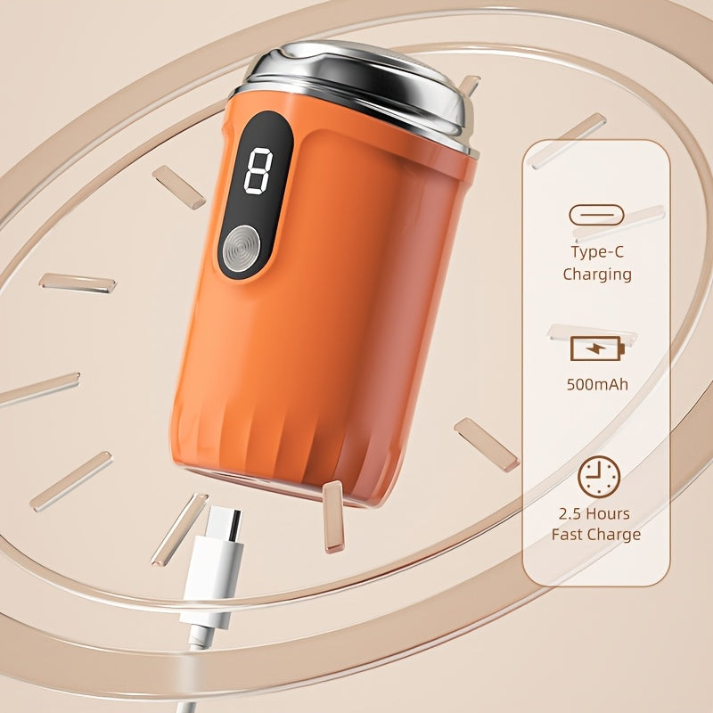 Rechargeable Electric Foot Grinder with Power Indicator and Interchangeable Grinding Heads