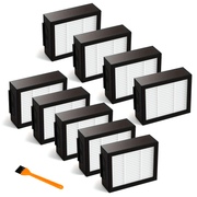 Irobot Roomba seriyasining E5, E6, E7, I3, I4, I6, I7, I8, J7, J7+, J7+ modellari bilan mos keladigan HEPA filtrlar, o'lchamlari 5 sm/1.97 dyuym x 6.5 sm/2.5 dyuym.