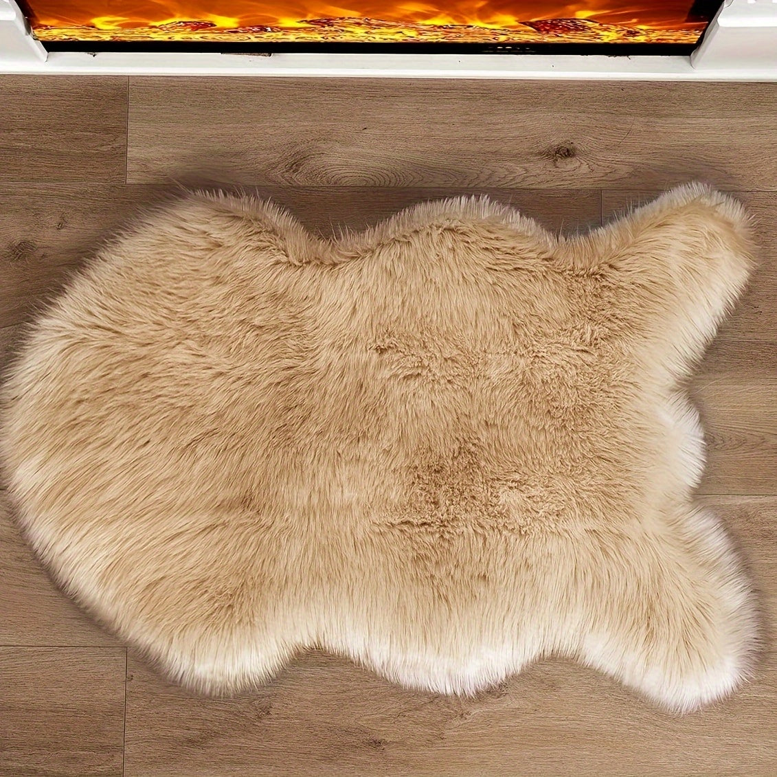 Soft Faux Fur Floor Mat for Home Bedroom Living Room Corridor Aisle