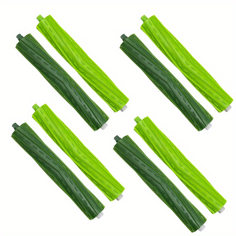 Set of 4 Multi-Surface Rubber Brush Rolls for Robot Vacuum Cleaners