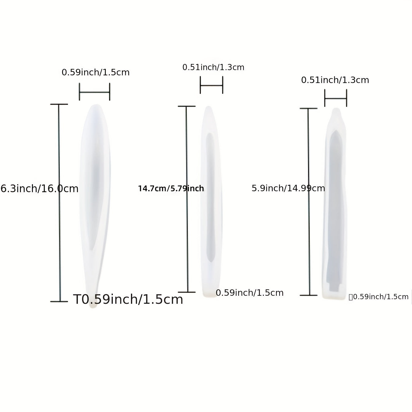 Resin Craft Kit for DIY Pen Making Silicone Molds Epoxy Casting 6.3-6.69 Inches
