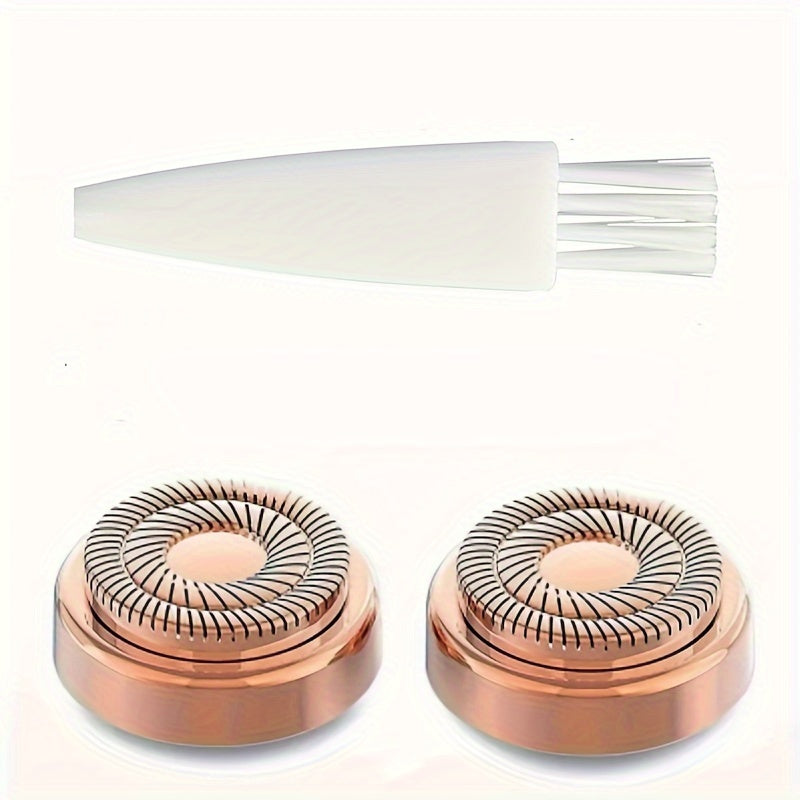 Facial Hair Remover Replacement Heads Set for Women, Metal, 2/4/6 Pack