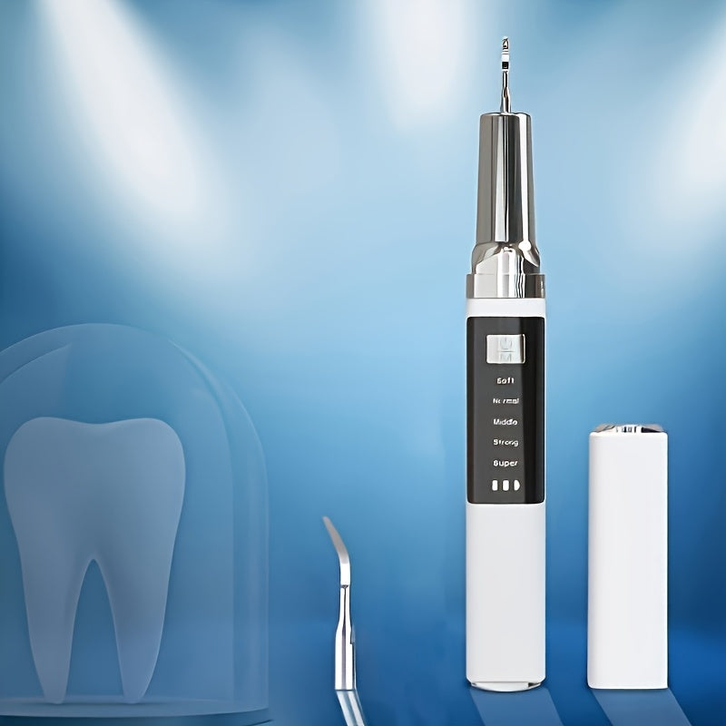 Portable Dental Cleaning Kit with 5 Modes, 2 LED Lights, Rechargeable