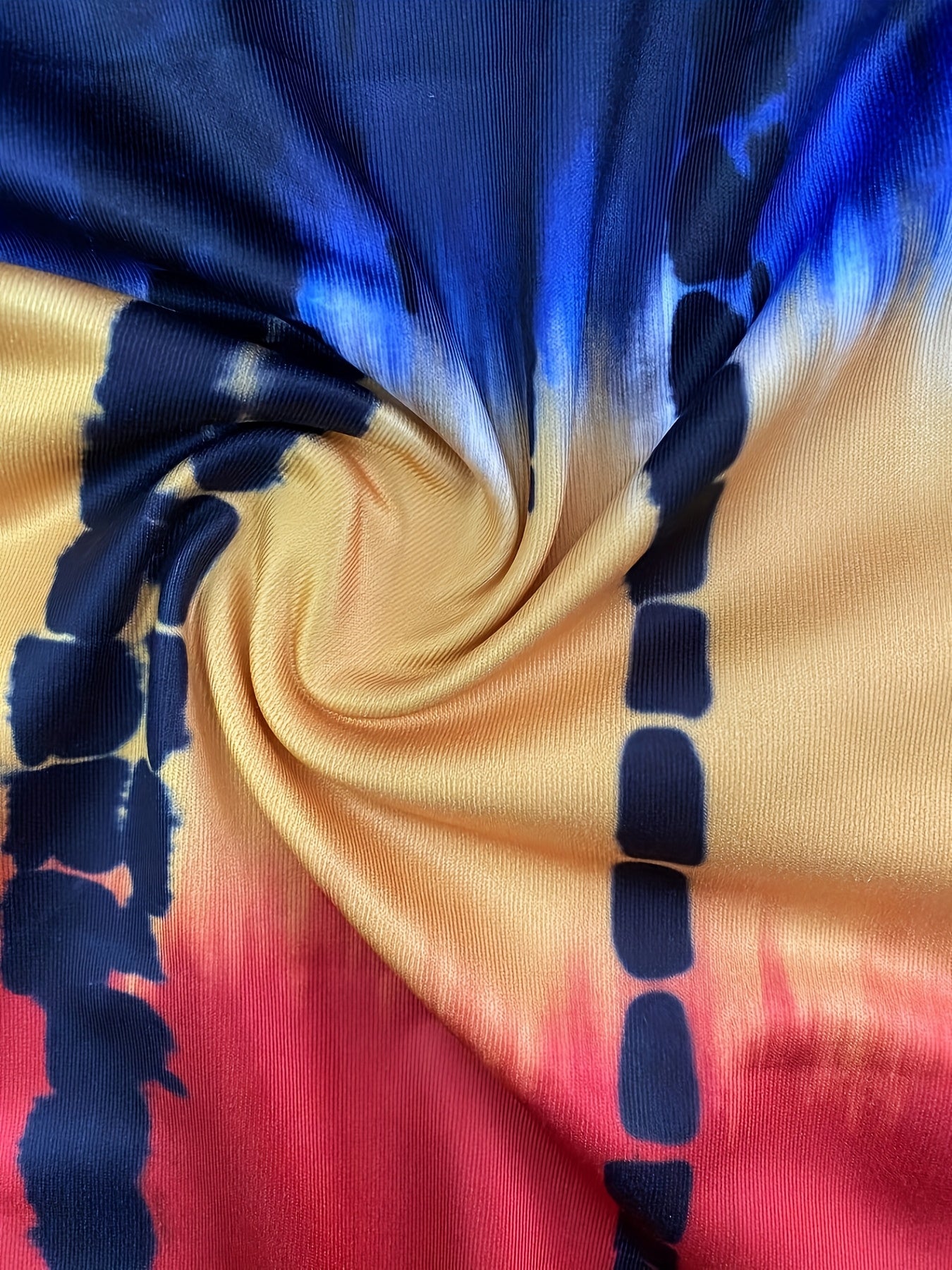 Women's Tie-Dye Sleeveless Jumpsuit with Pockets for Beach and Summer