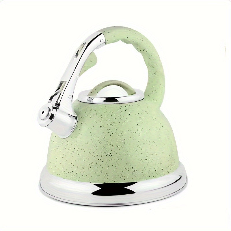 Hervidor de té de acero inoxidable de 3,5L con silbido para cocina y inducción