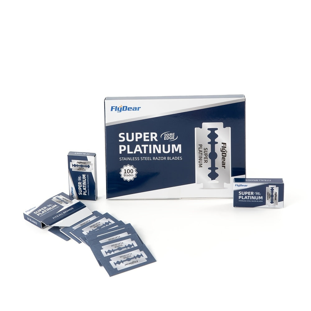 Men's Stainless Steel Double-Sided Safety Razor for Shaving and Hair Removal