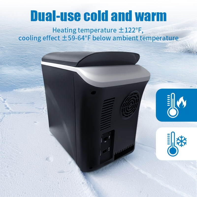 Мини-холодильник для автомобиля 3 галлона, портативный охладитель и нагреватель для использования на открытом воздухе