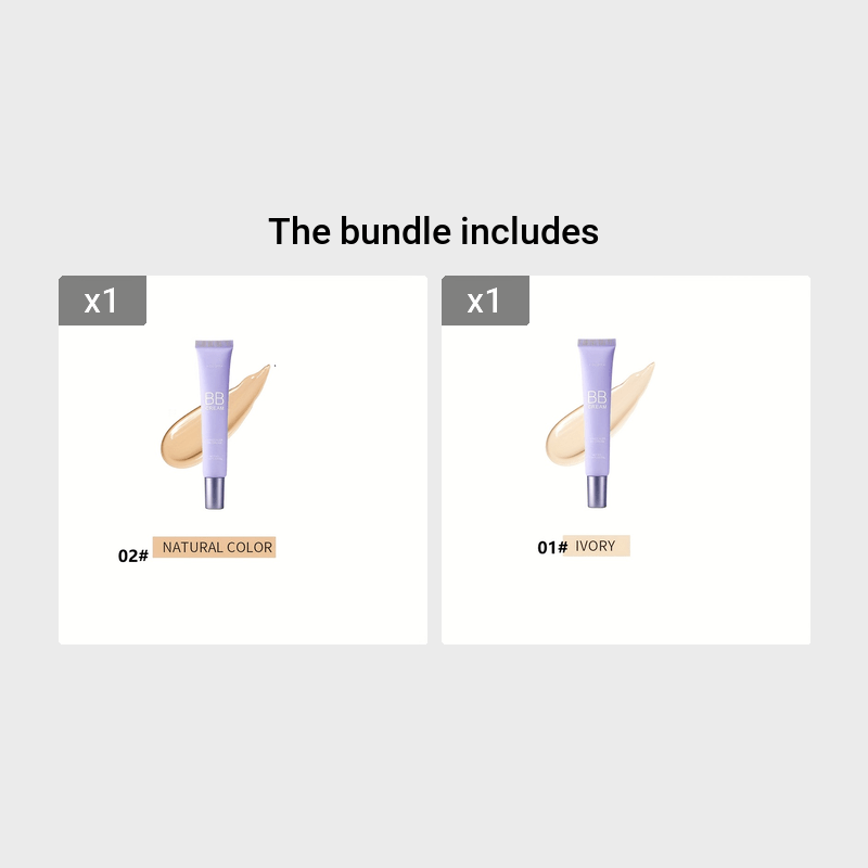 Waterproof BB Cream Stick Full Coverage Natural Ivory Oil Control Pore Hiding