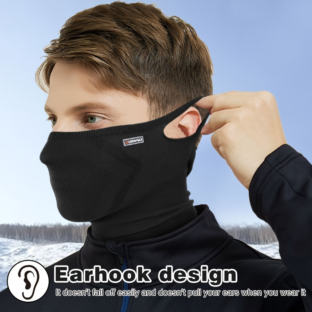 Knitted Face Mask Windproof Breathable for Cycling Running Skiing Men Women