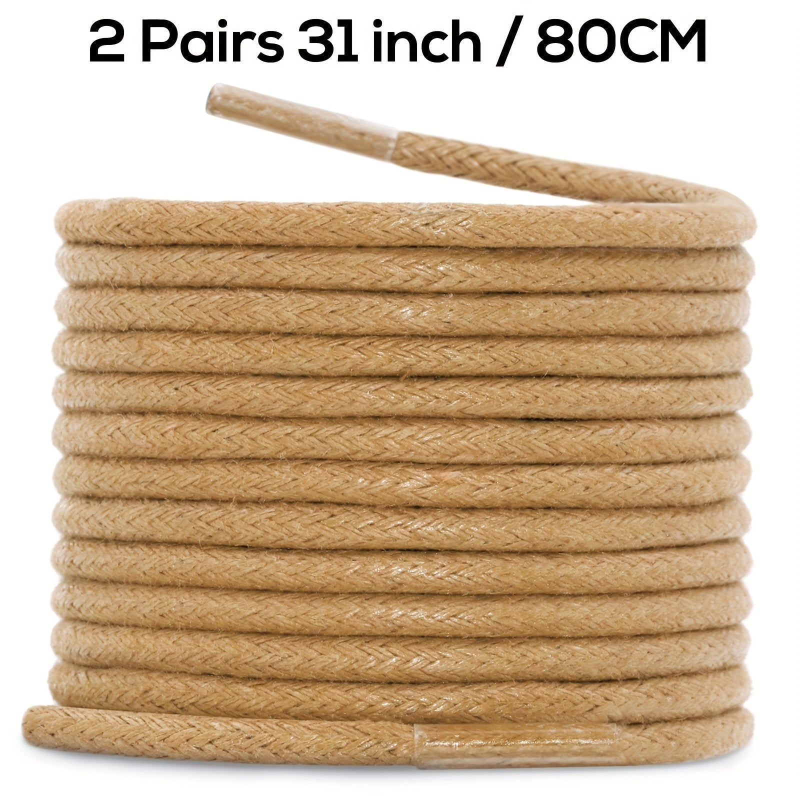 Unisex Waxed Shoelaces 0.25cm Thick Round Replacement Multi-Coloured 4 Pairs