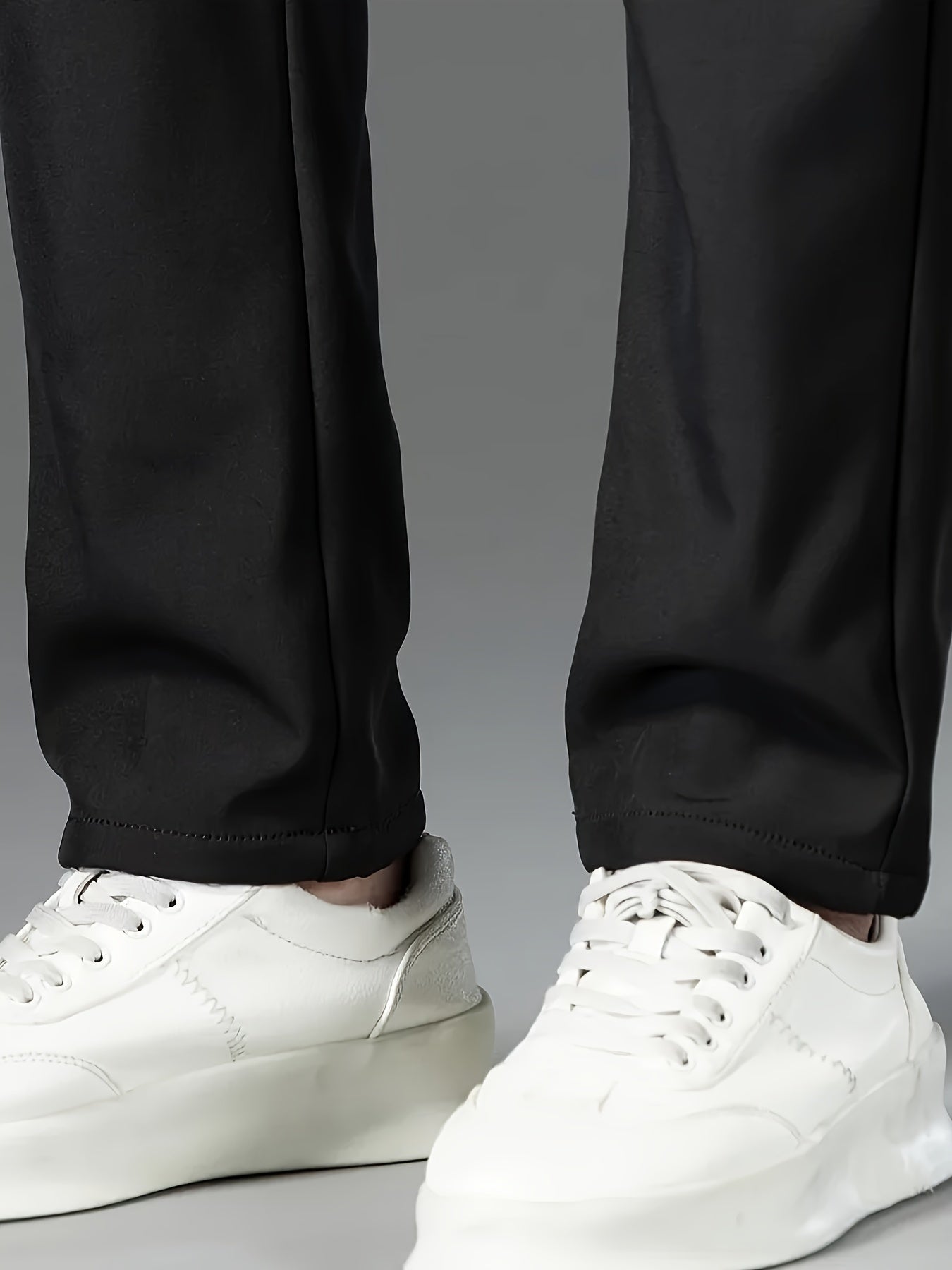 Мужские флисовые водонепроницаемые ветронепроницаемые укороченные штаны с шнурком на поясе для осени и зимы