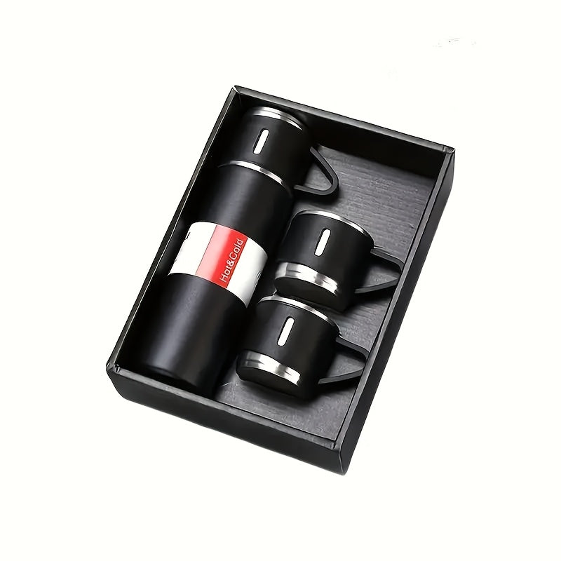 Taza térmica de acero inoxidable con aislamiento al vacío 500ml botella para bebidas calientes y frías