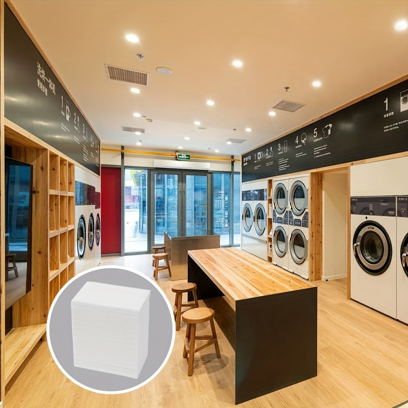 Sayohat va uyda foydalanishga tayyor kir yuvish pufakchali varaqalar: kuchli dog'larni olib tashlash, yangi hid, rangga xavfsiz, bo'yoqsiz.