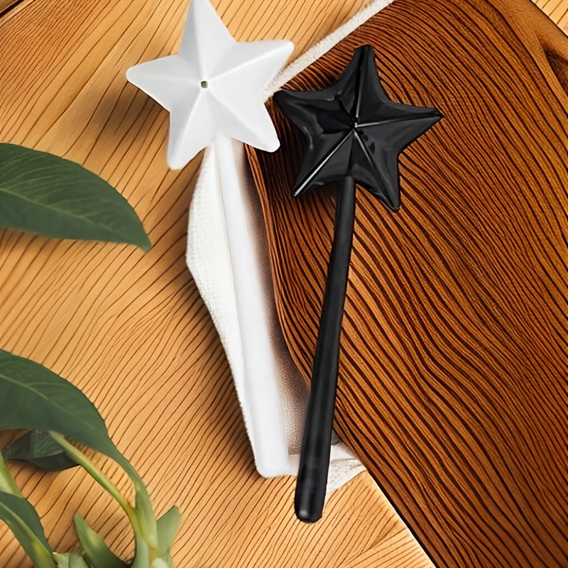 Refillable Magic Wand Salt and Pepper Shakers with Easy-Pour Holes for Kitchen Decor