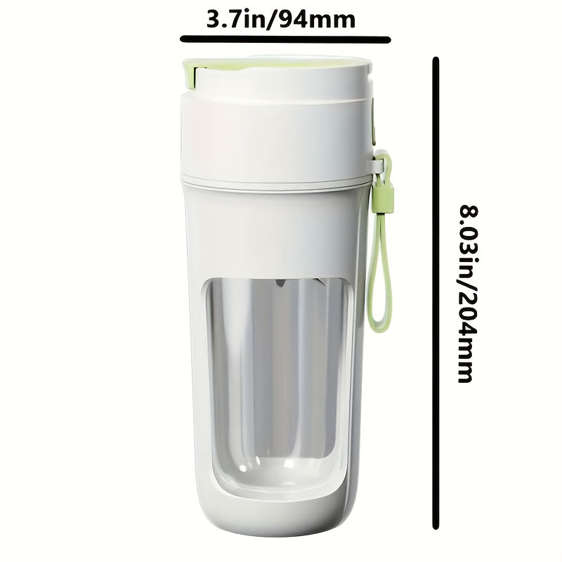 Licuadora inalámbrica portátil USB taza de jugo para viajar con 10 cuchillas y batería recargable