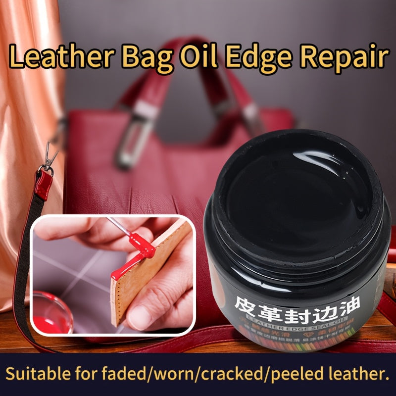 Leather Edge Coloring Kit 30ml for Bags Belts Wallets Leather Finish