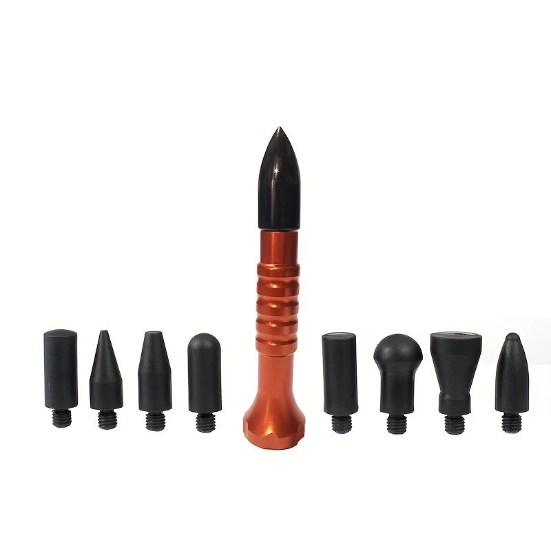 Car Body Paintless Dent Repair Tool Rubber Hammer Leveling Pen for Protruding Points
