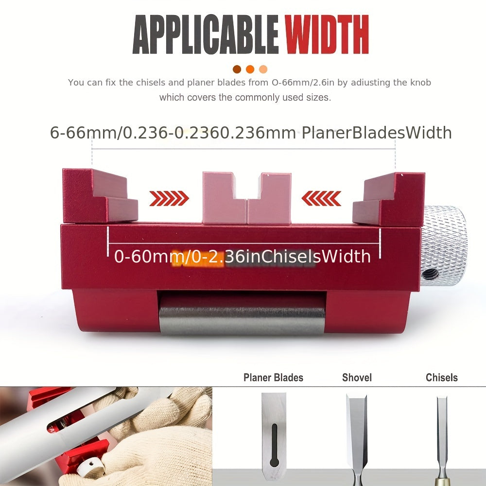 Yog'och ishlash uchun burchakli pichoq silliqlash uchun tosh bracket bilan