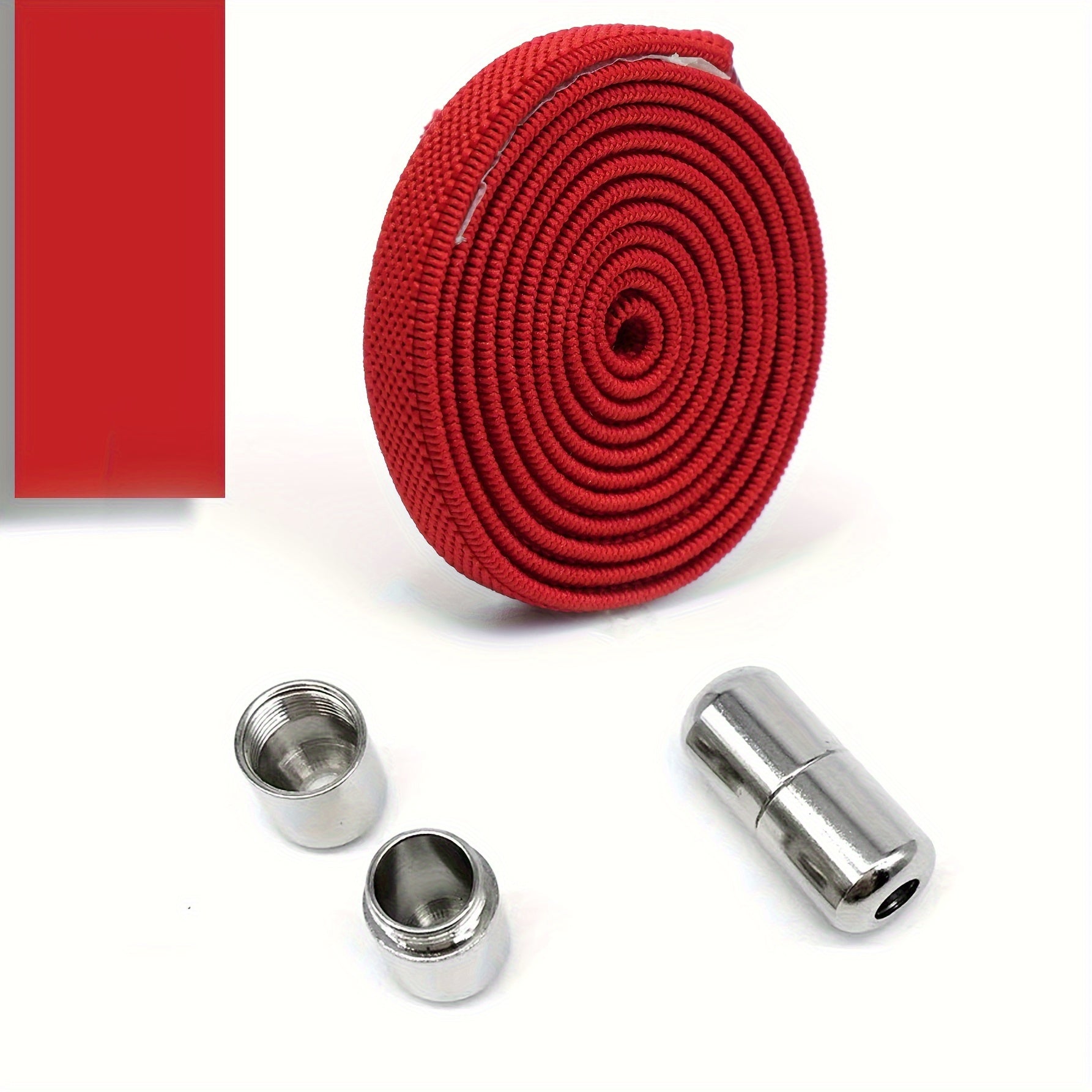 Elastic No-Tie Shoe Laces for Adults with Golden Capsule Buttons