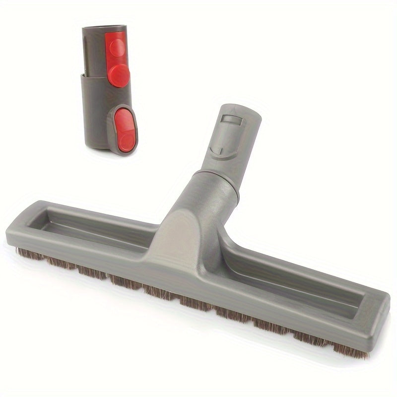 Vacuum Attachment with Horsehair Bristles for Soft Floor Dust Cleaning