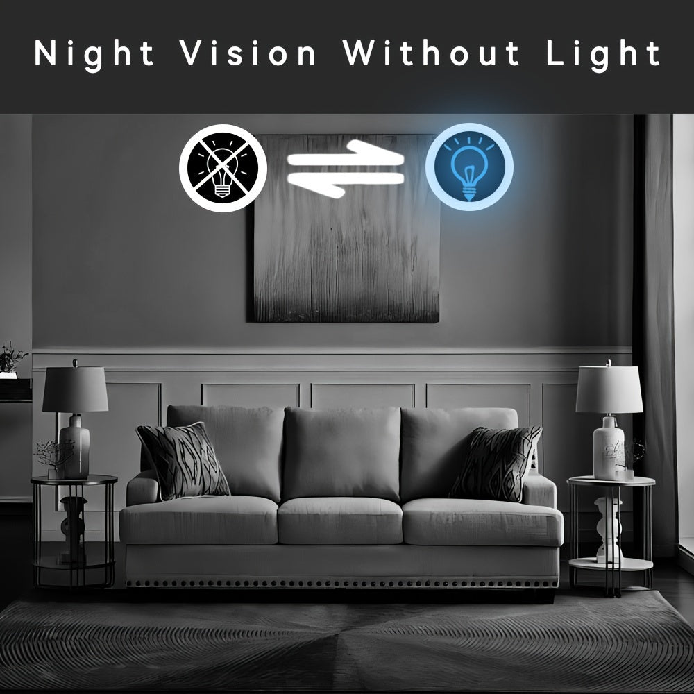 Mini Security Camera with Infrared Night Vision Motion Detection Indoor Surveillance for Home and Pet Monitoring