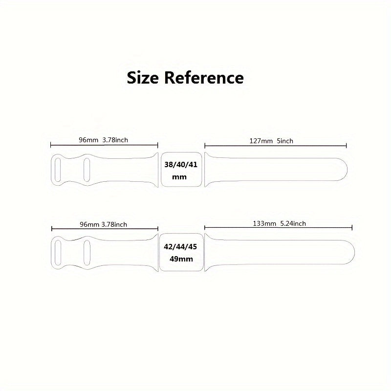 Correa de silicona transpirable para reloj deportivo para Apple Watch 38mm-45mm impermeable, duradera, negra, roja, blanca, azul