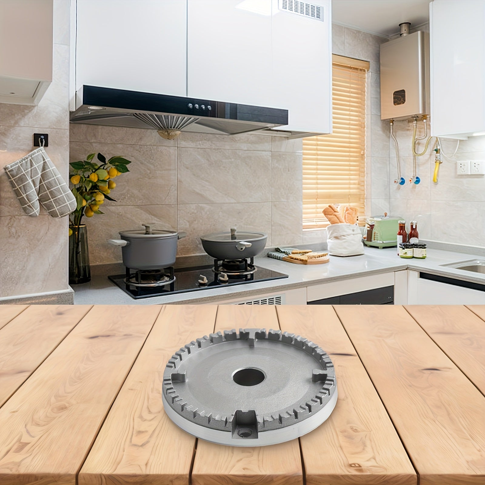 Fire Iron Dividers Universal Stove Accessories No Battery Needed