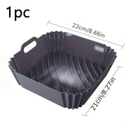 Silicone havo frayer uchun 22.86cm linzi 6-9 kvartli pechlar va mikroto‘lqinli pechlar uchun